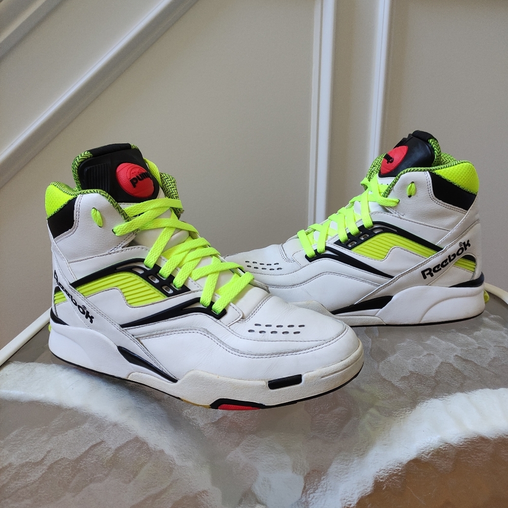 Reebok Twilight Zone Pump White/Black men's 9